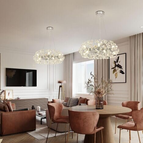 Candelabru Firefly Silver 400, 8 surse de iluminare
